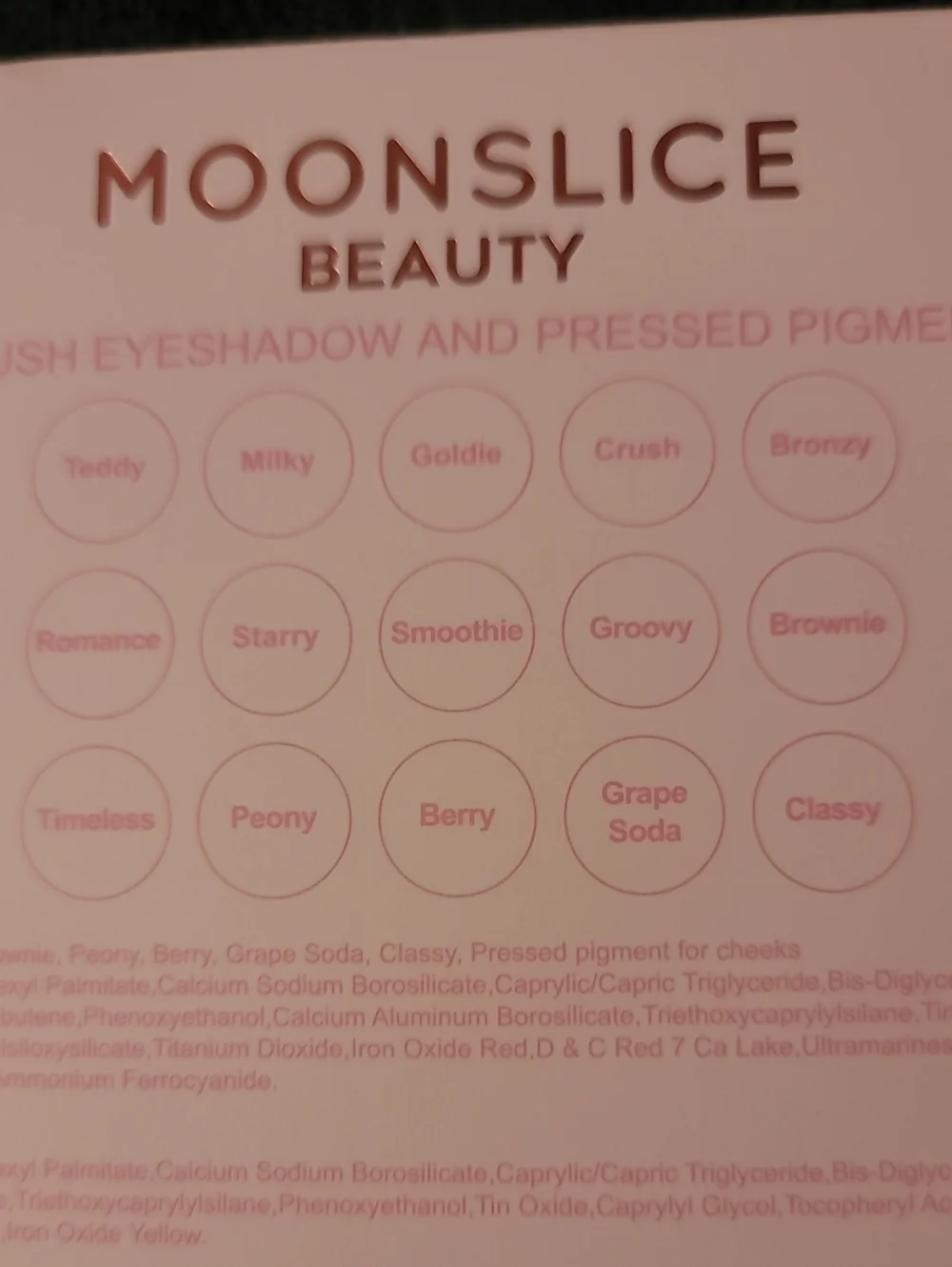 NEW MOONSLICE BEAUTY Celestial Crush Eyeshadow Palette 15 Colors‎